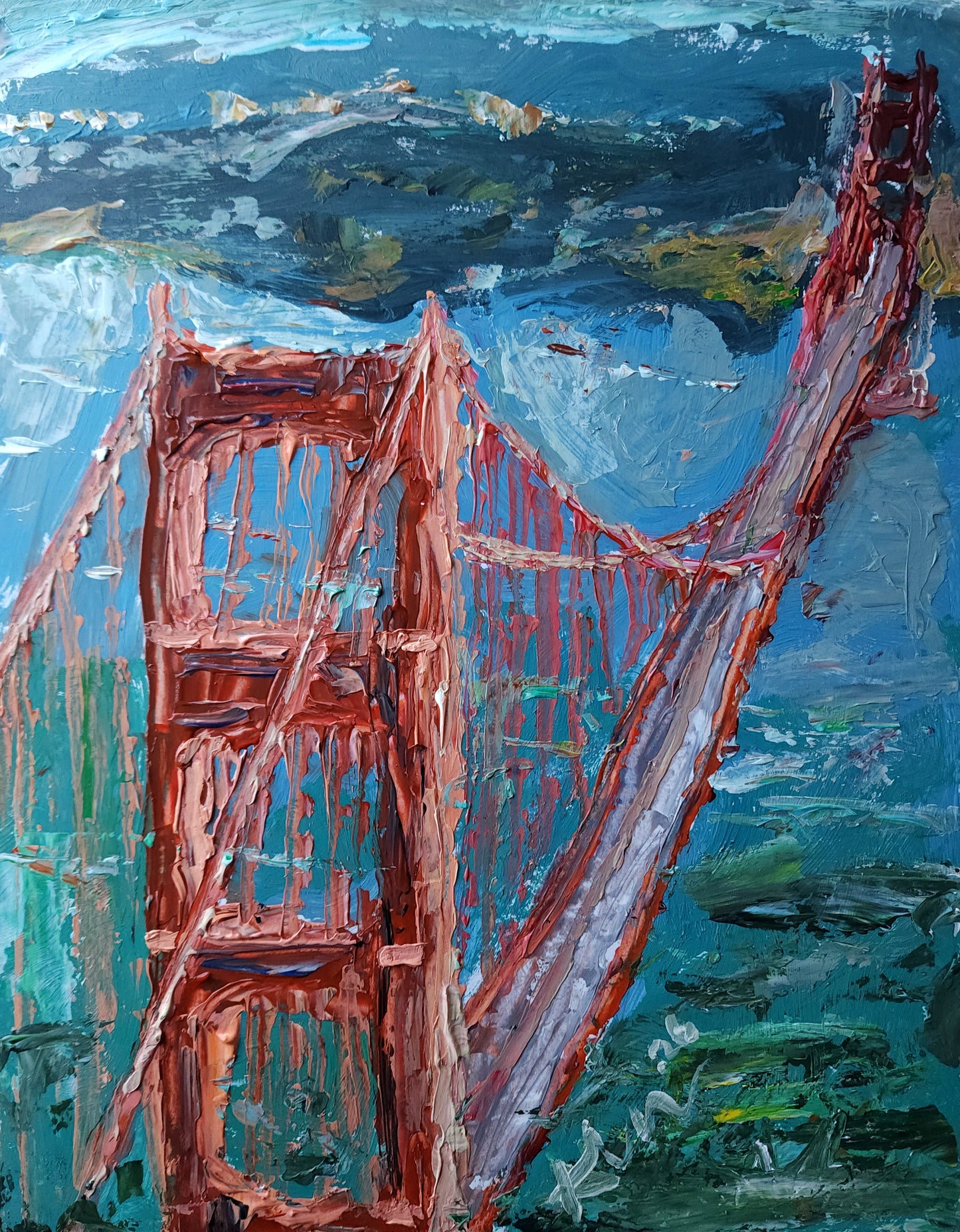 Golden Gate Bridge 11×14 inch