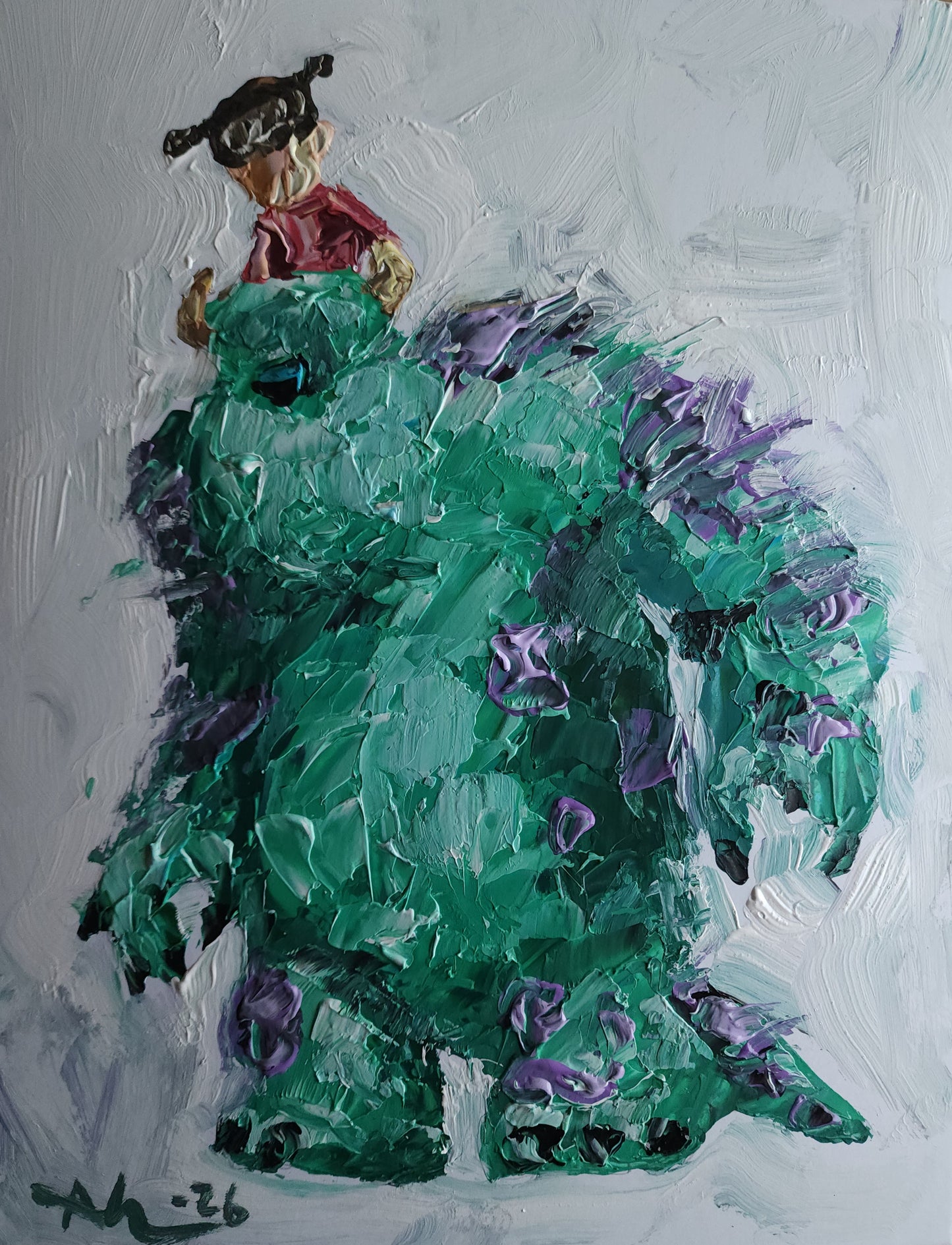 Sully and Boo 11×14 inch