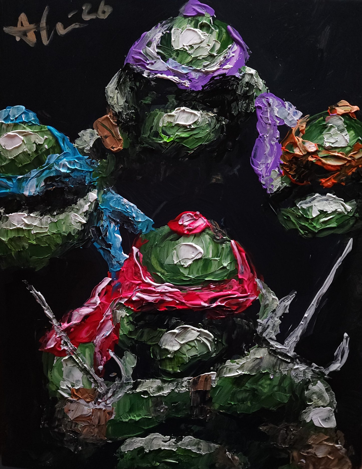 Turtles 11×14 inch