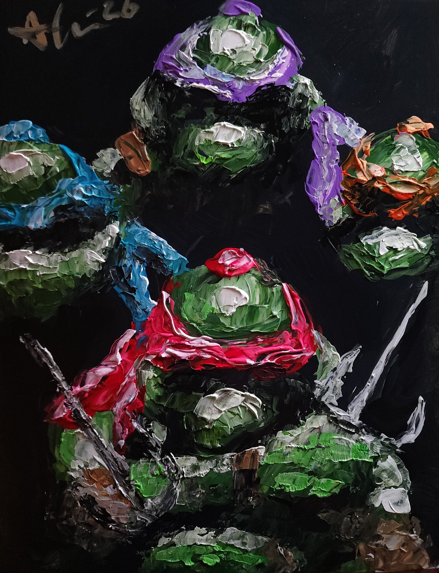 Turtles 11×14 inch