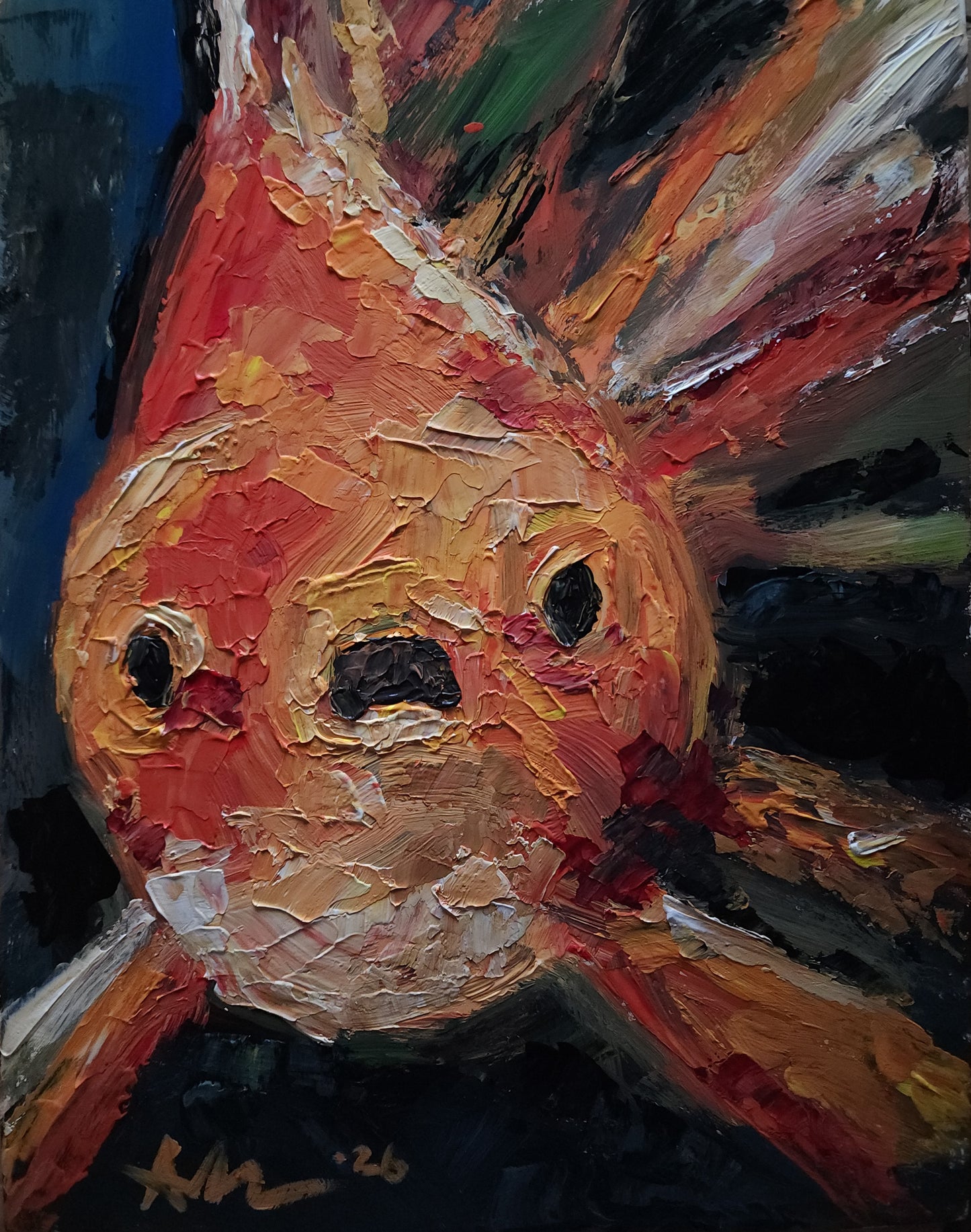 Goldfish 11×14 inch