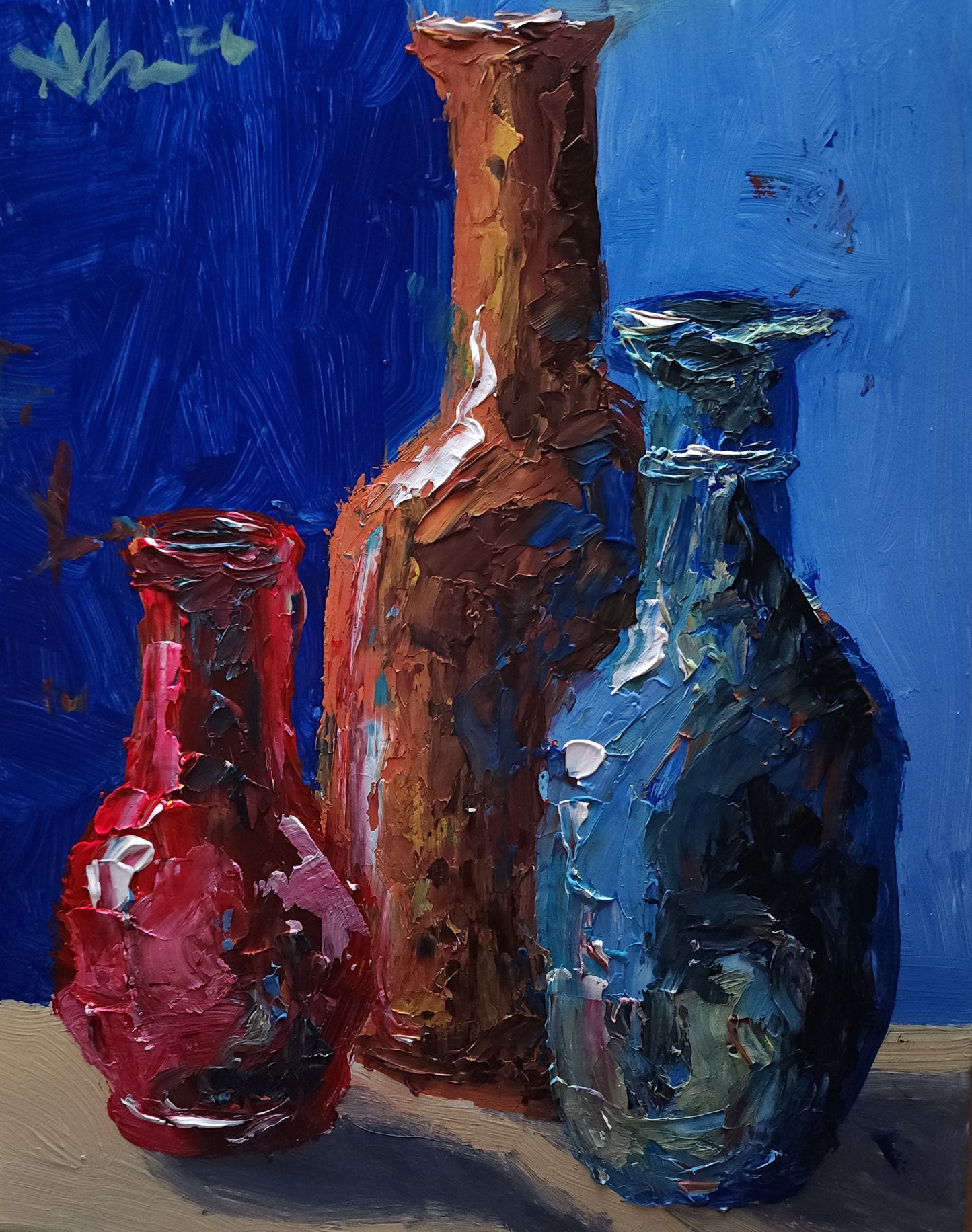 Three Vases 11×14 inch