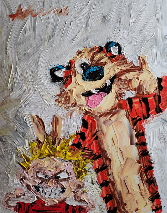 Calvin and Hobbes 11×14 inch