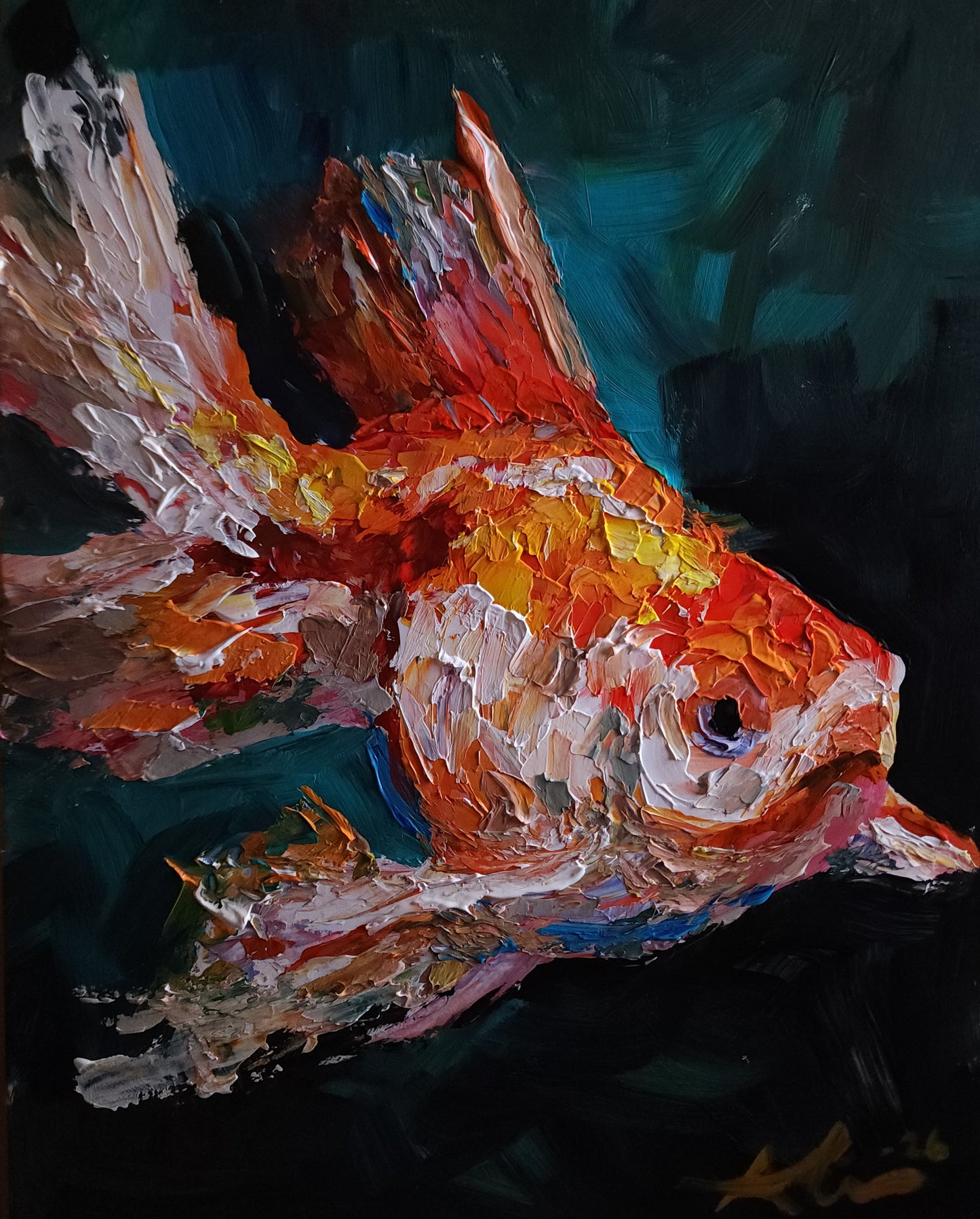 Goldfish 11×14 inch