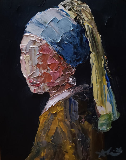 Girl With A Peadl Earring 11×14 inch