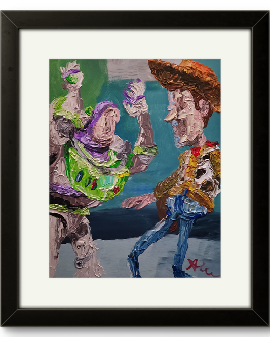 Woody and Buzz 11x14 inch