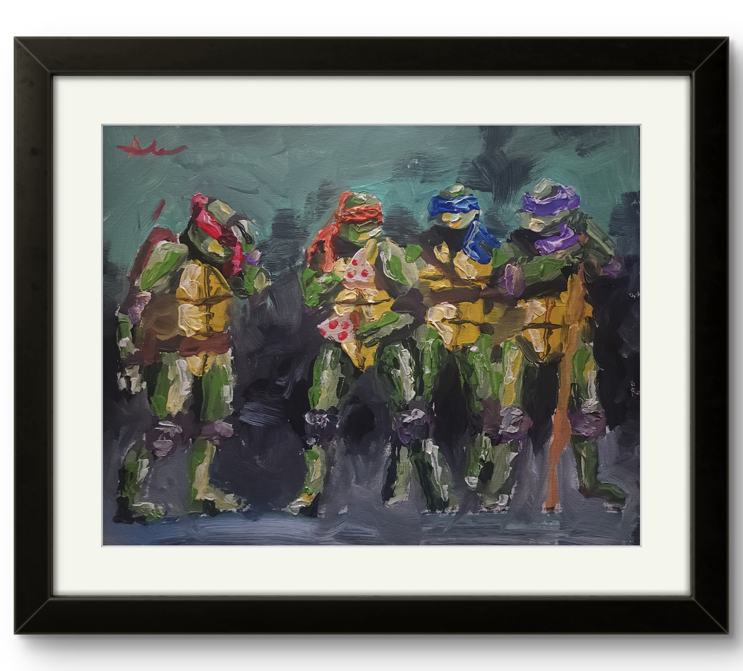Turtles 11x14 inch CANVAS