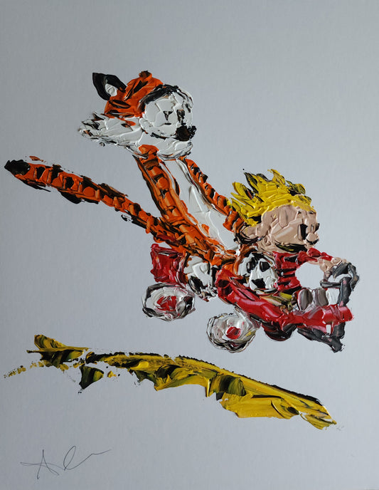 Calvin and Hobbes 11x14 inch