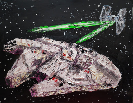 Millennium Falcon 11x14 inch