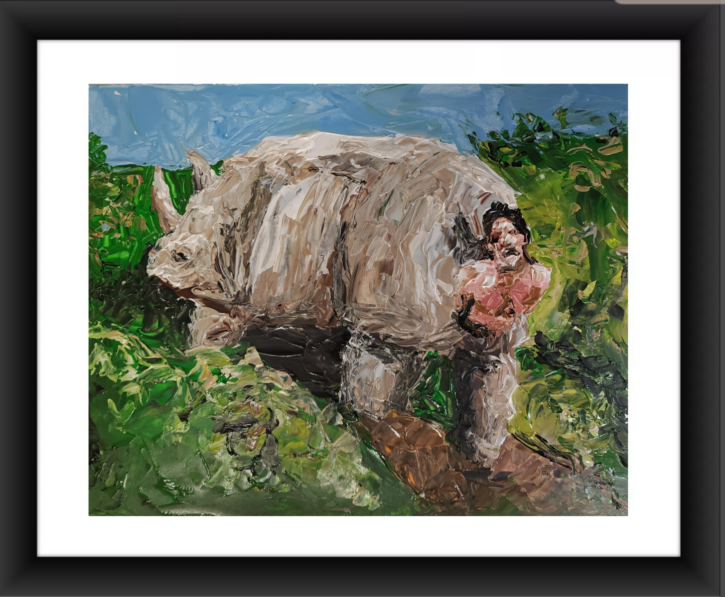 Ace Ventura Rhino 11x14