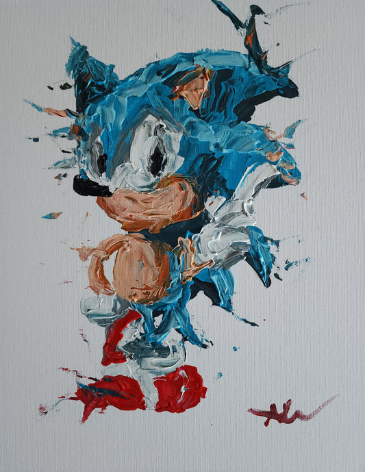 Sonic 11x14 inch CANVAS