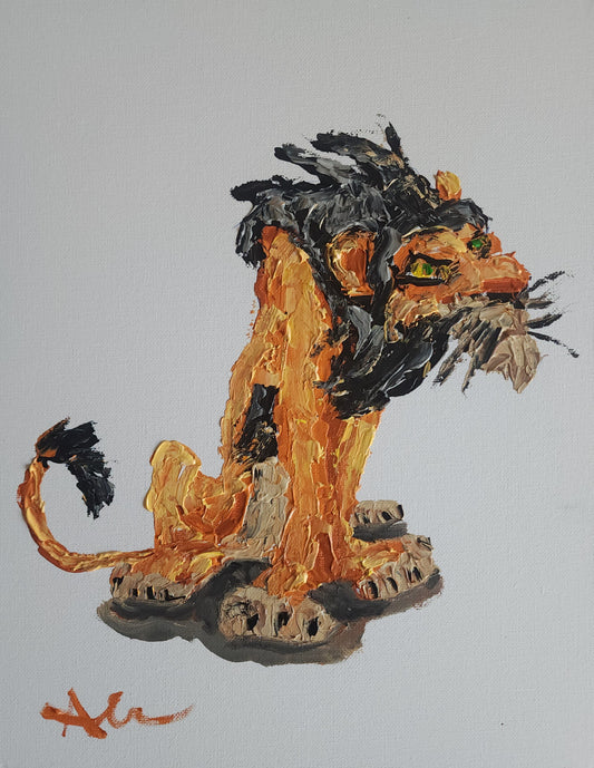 Scar 11x14 inch CANVAS