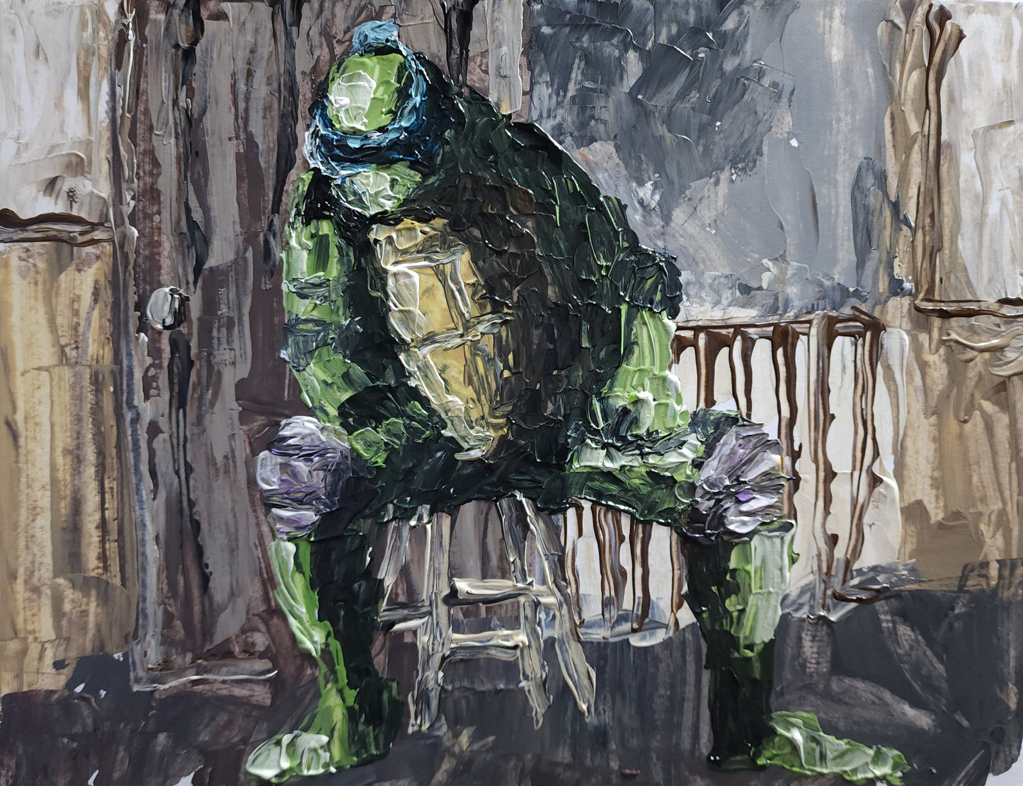 TMNT 1989 Leo 11x14