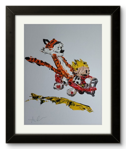 Calvin and Hobbes 11x14 inch