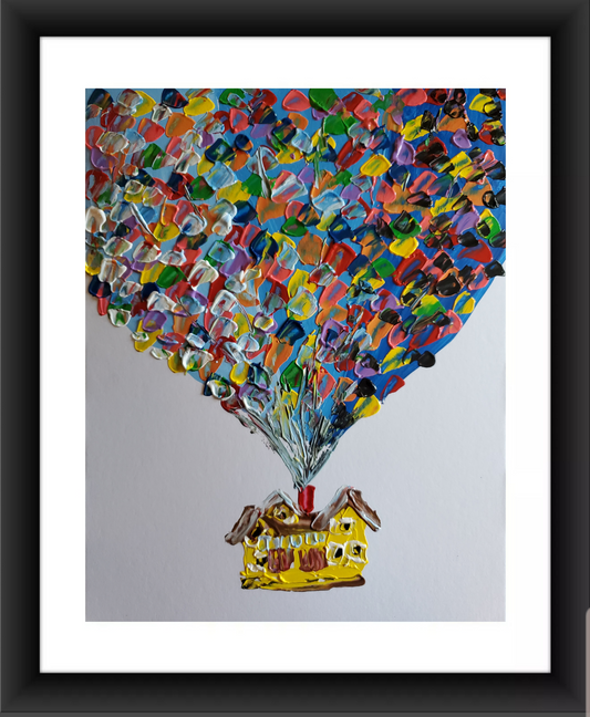 Balloon House Up Disney Pixar 11x14