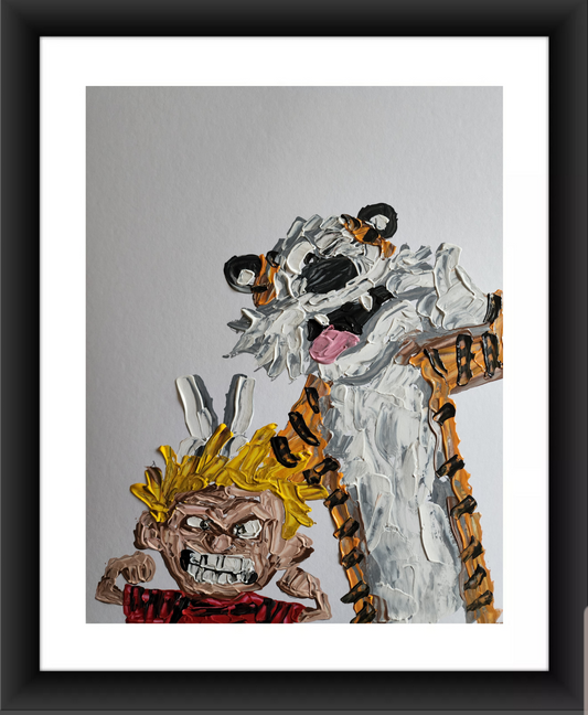 Calvin and Hobbes Portrait 11x14