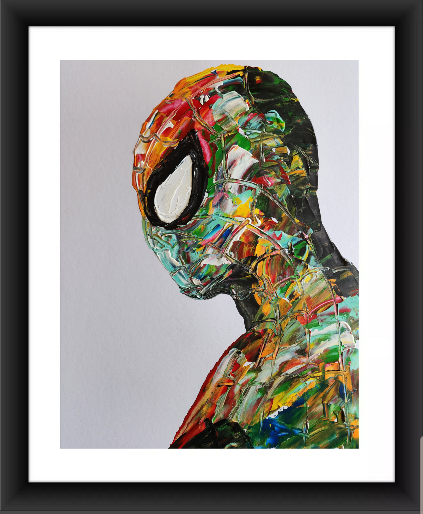 Spiderman Abstract Portrait 11x14