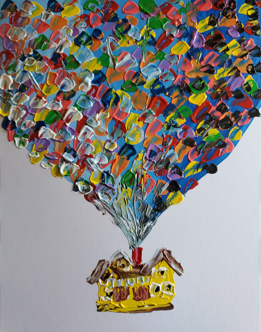 Balloon House Up Disney Pixar 11x14