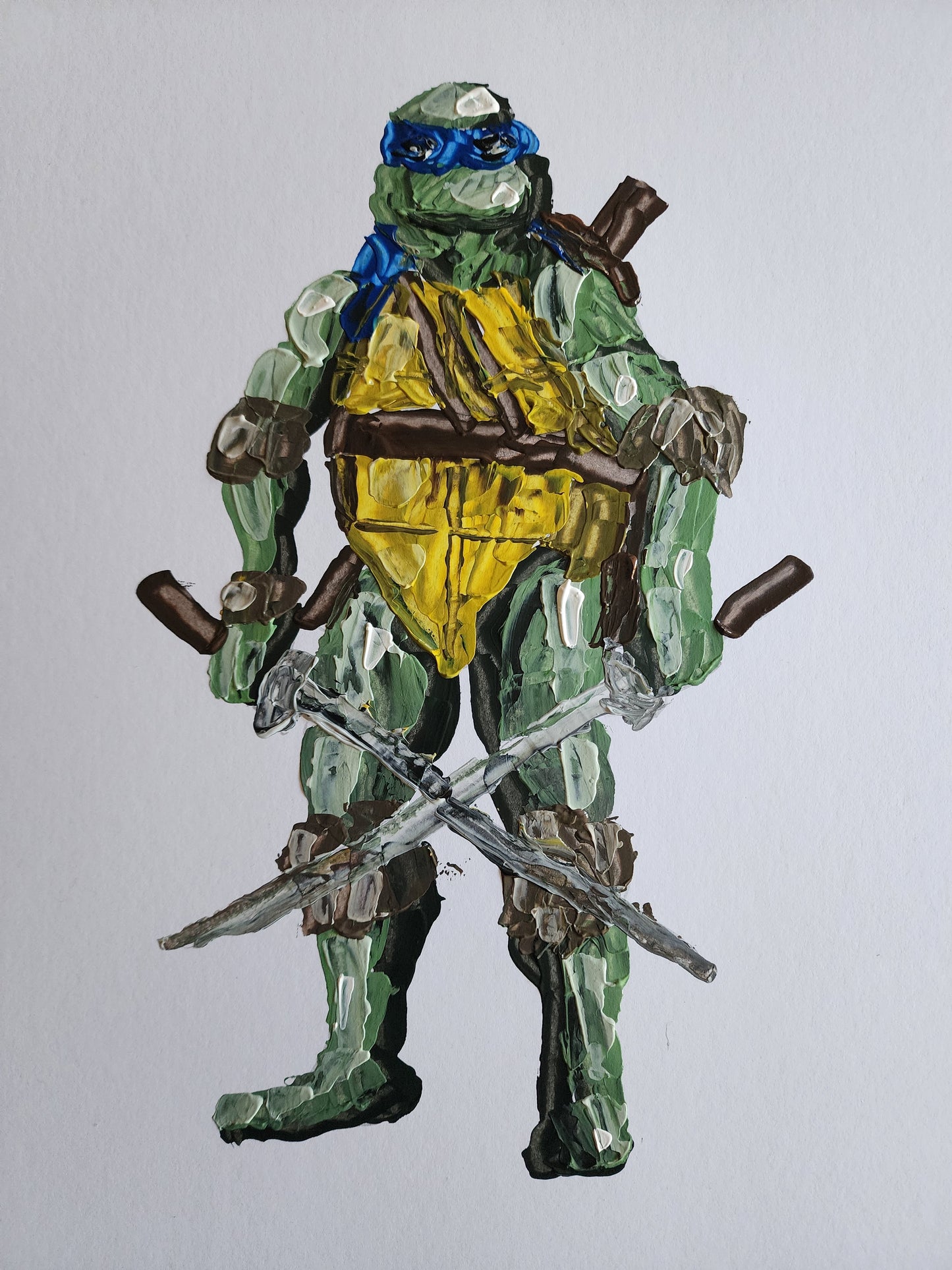Leo Teenage Mutant Ninja Turtkes TMNT 11x14