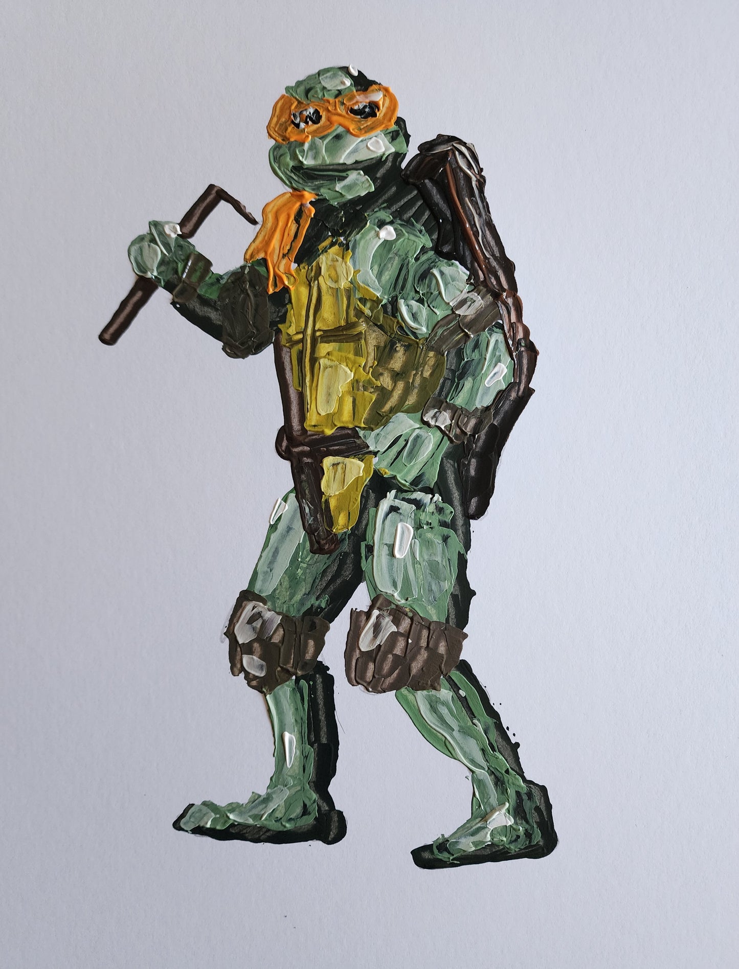 Mikey Teenage Mutant Ninja Turtkes TMNT 11x14