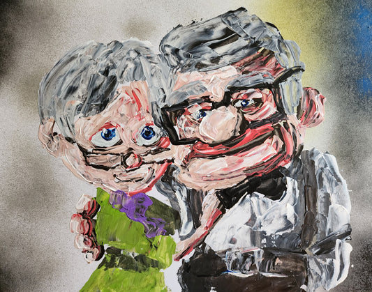 Carl and Ellie Disney Pixar