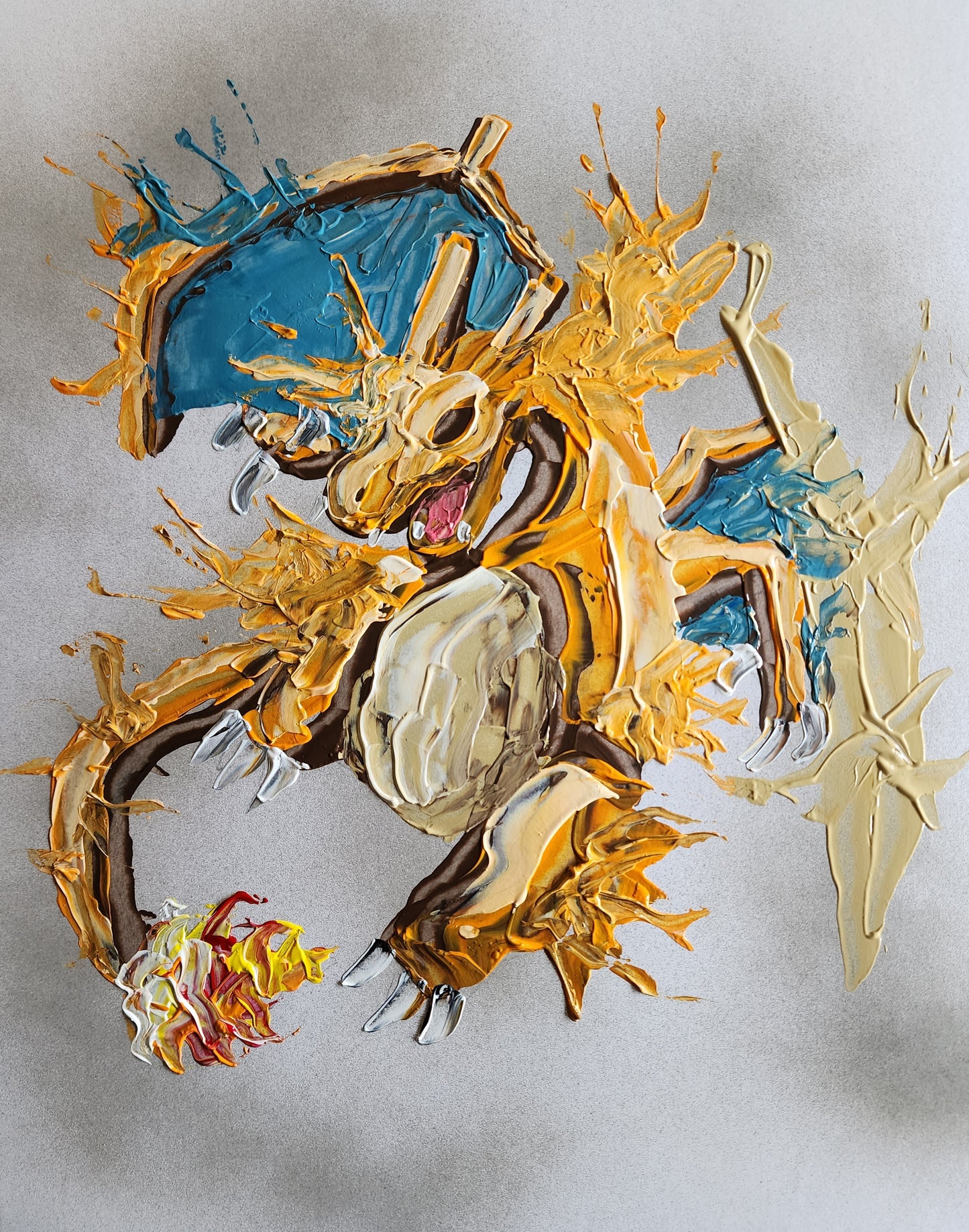 Charizard Abstract Pokemon 11x14